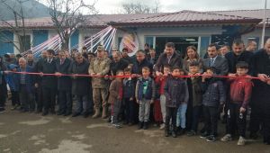 DAP’ın desteğiyle yapılan, Akıncılar Halk Kütüphanesi hizmete açıldı 