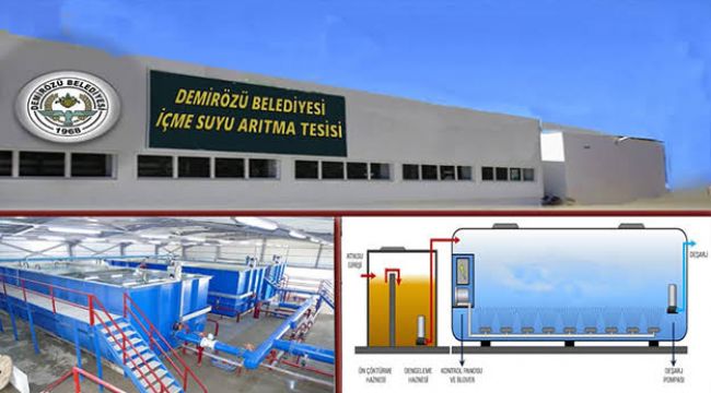 Demirözü’nde içme suyu arıtma tesisi hizmete girdi 