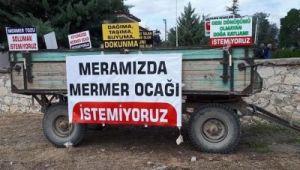 Tarım Arazisine Mermer Ocağı 