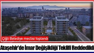 Ataşehir'de İmar Değişikliği Teklifi Reddedildi