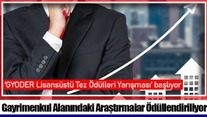 Gayrimenkul Alanındaki Araştırmalar Ödüllendiriliyor