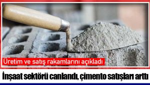 İnşaat sektörü canlandı, çimento satışları arttı