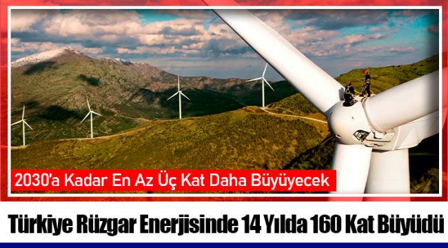 Türkiye Rüzgar Enerjisinde 14 Yılda 160 Kat Büyüdü