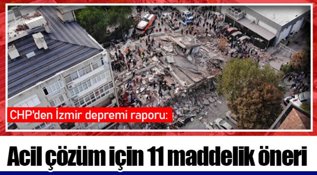  Acil çözüm için 11 maddelik öneri