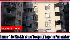 İzmir'de Riskli Yapı Tespiti Yapan Firmalar