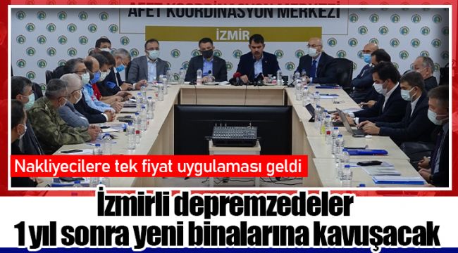 İzmirli depremzedeler 1 yıl sonra yeni binalarına kavuşacak