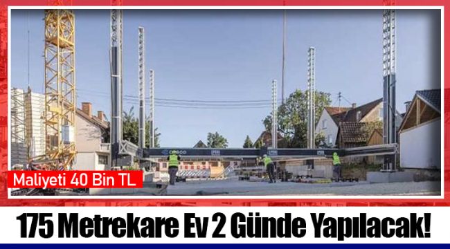 175 Metrekare Ev 2 Günde Yapılacak! 