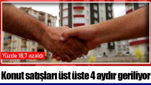 Konut satışları üst üste 4 aydır geriliyor