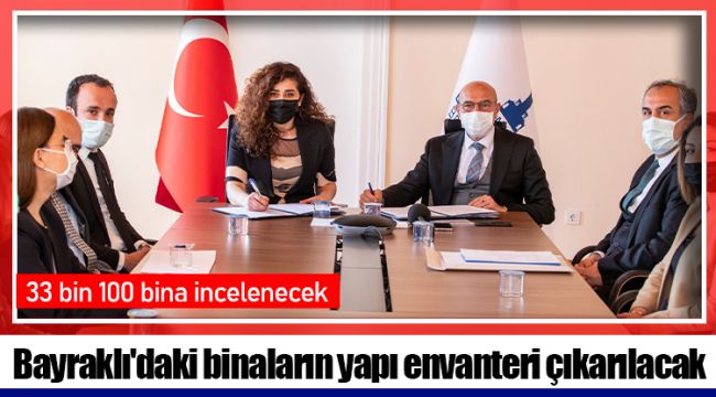 Bayraklı'daki binaların yapı envanteri çıkarılacak