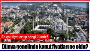 Dünya genelinde konut fiyatları ne oldu?