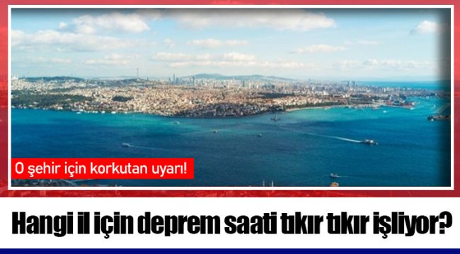 O şehir için korkutan uyarı!