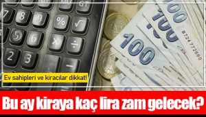 Bu ay kiraya kaç lira zam gelecek?