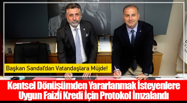 Başkan Sandal'dan Vatandaşlara Müjde!