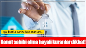 Konut sahibi olma hayali kuranlar dikkat!