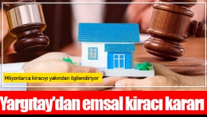 Yargıtay'dan emsal kiracı kararı