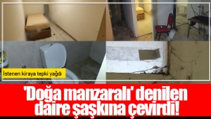 'Doğa manzaralı' denilen daire şaşkına çevirdi!