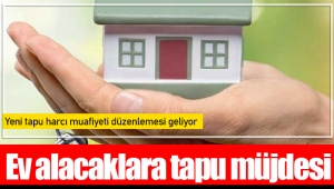 Ev alacaklara tapu müjdesi