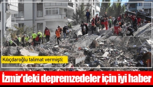  İzmir'deki depremzedeler için iyi haber 