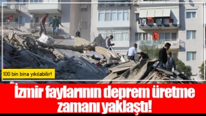 İzmir faylarının deprem üretme zamanı yaklaştı!