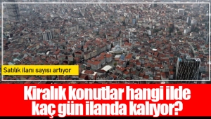 Kiralık konutlar hangi ilde kaç gün ilanda kalıyor?