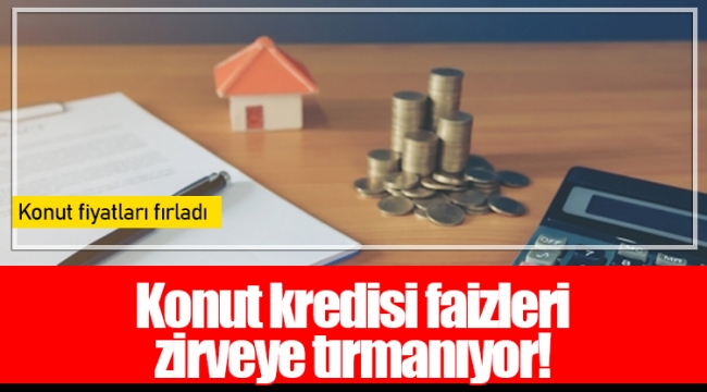 Konut kredisi faizleri zirveye tırmanıyor!