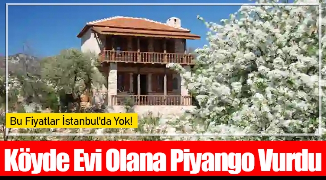 Köyde Evi Olana Piyango Vurdu