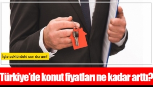 Türkiye'de konut fiyatları ne kadar arttı?