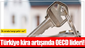 Türkiye kira artışında OECD lideri!