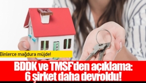 BDDK ve TMSF'den açıklama: 6 şirket daha devroldu!