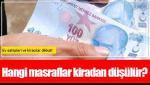 Hangi masraflar kiradan düşülür?