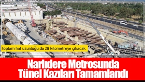 Narlıdere Metrosunda Tünel Kazıları Tamamlandı 