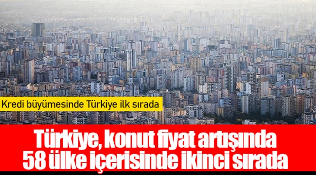 Türkiye, konut fiyat artışında 58 ülke içerisinde ikinci sırada