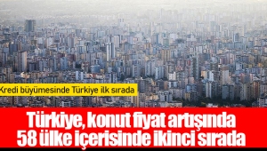 Türkiye, konut fiyat artışında 58 ülke içerisinde ikinci sırada