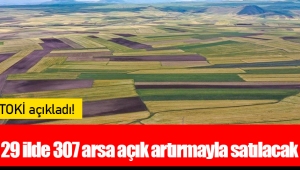 29 ilde 307 arsa açık artırmayla satılacak