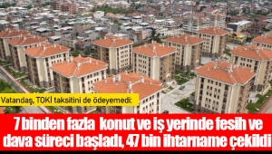 Vatandaş, TOKİ taksitini de ödeyemedi