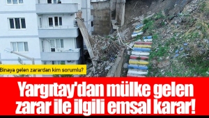 Yargıtay'dan mülke gelen zarar ile ilgili emsal karar!