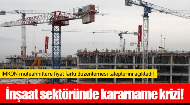 İnşaat sektöründe kararname krizi!