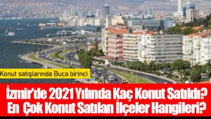 İzmir'de 2021 Yılında Kaç Konut Satıldı? En Çok Konut Satılan İlçeler Hangileri?