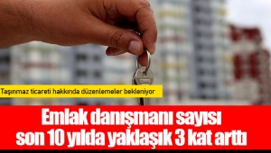 Emlak danışmanı sayısı son 10 yılda yaklaşık 3 kat arttı