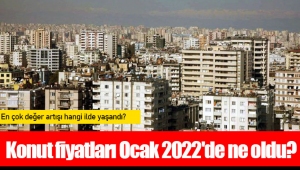 Konut fiyatları Ocak 2022'de ne oldu?