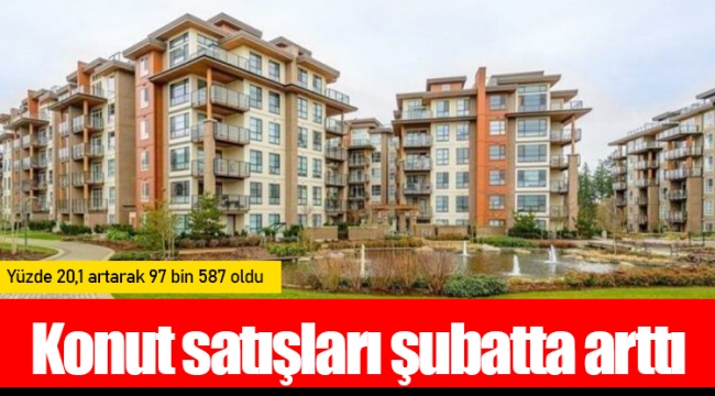 Konut satışları şubatta arttı