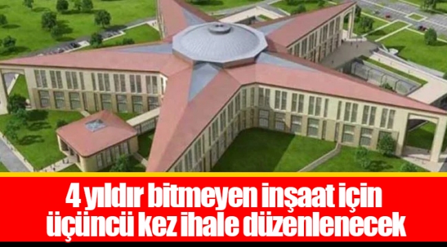 4 yıldır bitmeyen inşaat için üçüncü kez ihale düzenlenecek