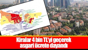 Kiralar 4 bin TL’yi geçerek asgari ücrete dayandı