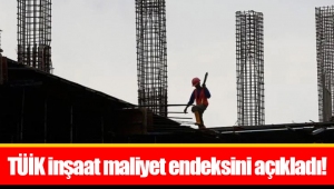 TÜİK inşaat maliyet endeksini açıkladı!