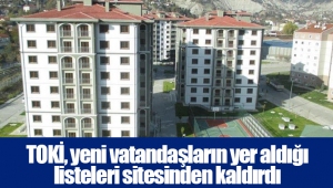 TOKİ, yeni vatandaşların yer aldığı listeleri sitesinden kaldırdı