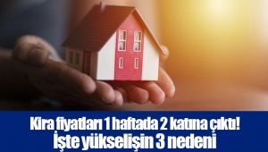 Kira fiyatları 1 haftada 2 katına çıktı! İşte yükselişin 3 nedeni