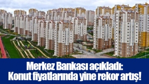 Merkez Bankası açıkladı: Konut fiyatlarında yine rekor artış!