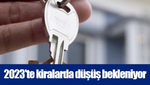 2023'te kiralarda düşüş bekleniyor