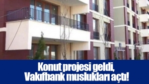 Konut projesi geldi, Vakıfbank muslukları açtı!