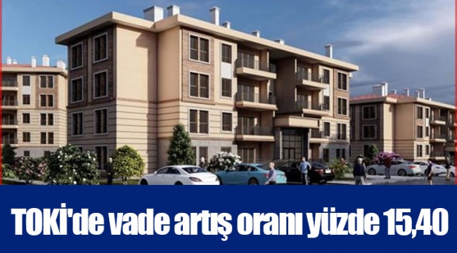 TOKİ'de vade artış oranı yüzde 15,40